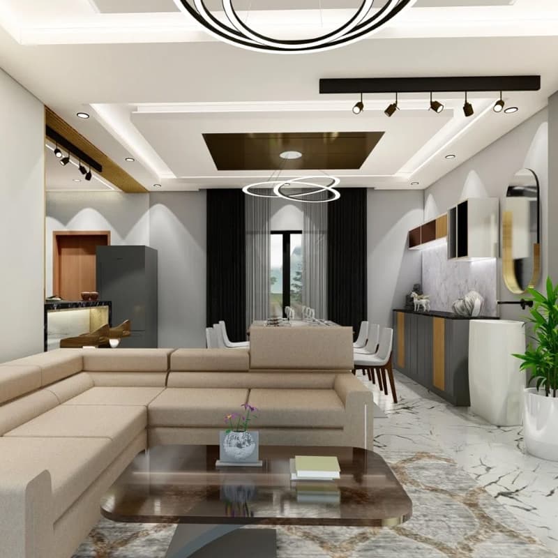 Contemporary Living Setup